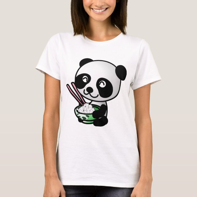 Eating Panda T-Shirt (Front)