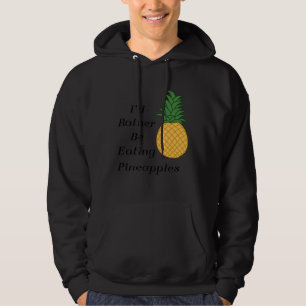 Eating Pineapples Cute Fruit  Tropical Fruits Hoodie