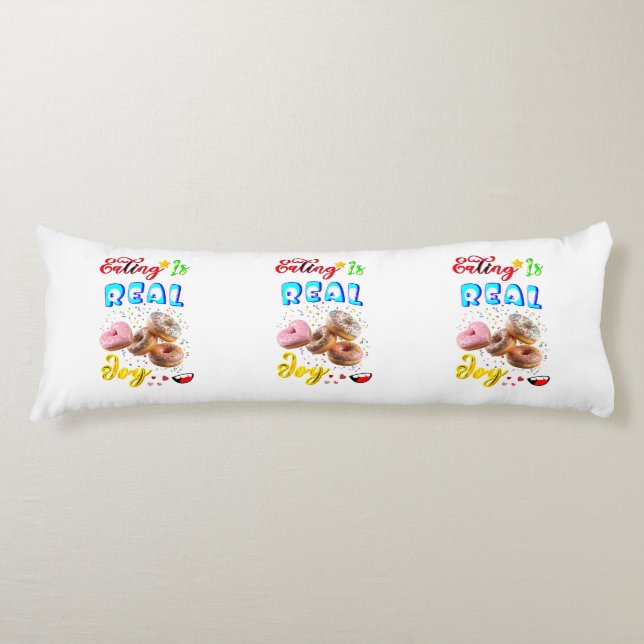 Eating Polyester Is Real Joy Body Cushion (Front)