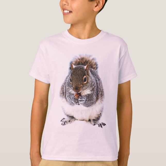 Eating Squirrel T-Shirt (Front)