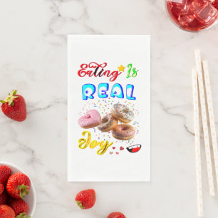 Eating Tableware Is Real Joy Napkin
