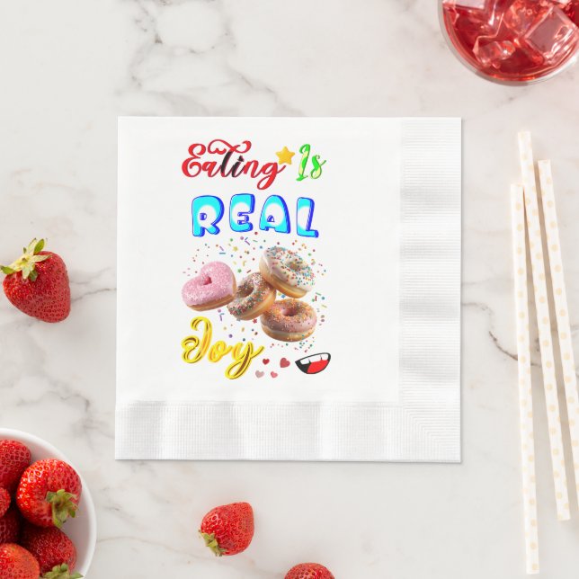 Eating Tableware Is Real Joy Napkin (Insitu)