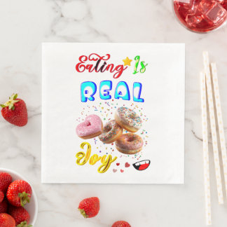Eating Tableware Is Real Joy Napkin