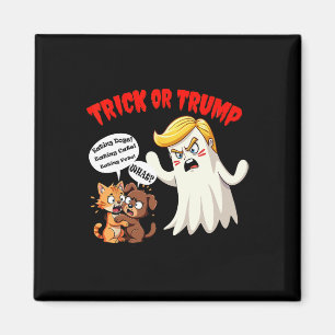 Eating The Dogs Trick Or Trump Funny Trump 2024  Magnet