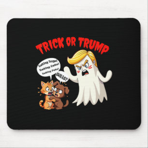 Eating The Dogs Trick Or Trump Funny Trump 2024 Mouse Pad