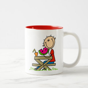 Eating Watermelon Two-Tone Coffee Mug