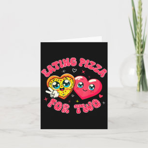 Eating Zza For Two Pregnancy Valentines Day New Mo Card
