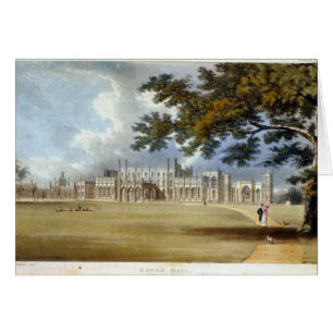 Eaton Hall, Entrance Front, from Ackermann's 'Repo