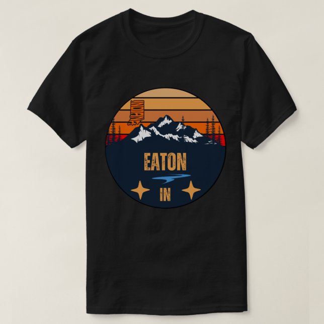 Eaton, Indiana T-Shirt (Design Front)