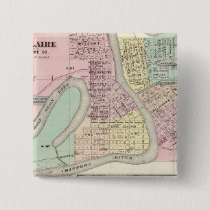 Eau Claire and Medford 15 Cm Square Badge