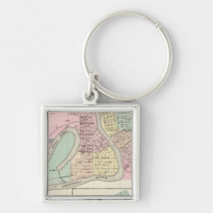 Eau Claire and Medford Key Ring
