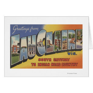 Eau Claire, Wisconsin - Large Letter Scenes