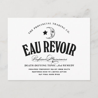 Eau Revoir - postcard
