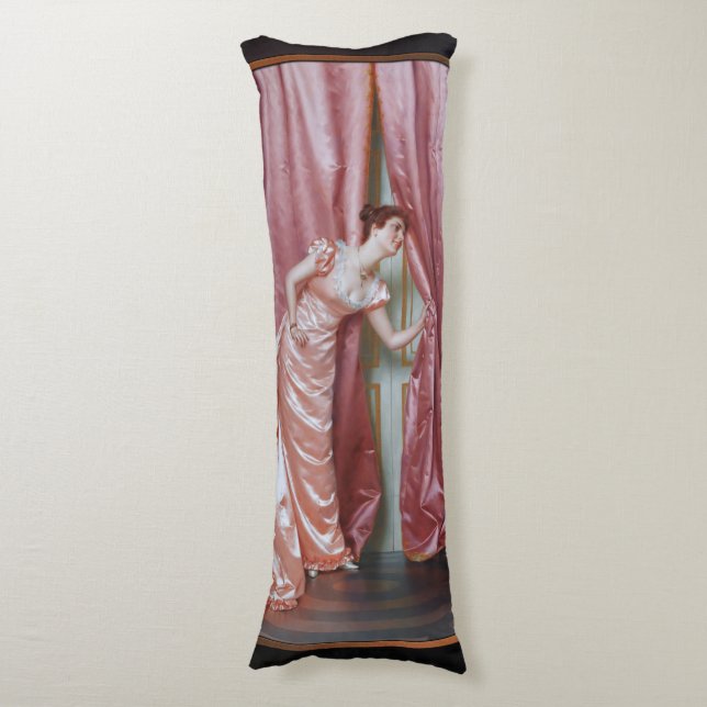 Eavesdropping by Vittorio Reggianini Body Cushion (Front Vertical)