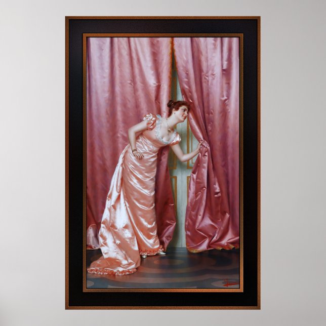 Eavesdropping by Vittorio Reggianini Poster (Front)