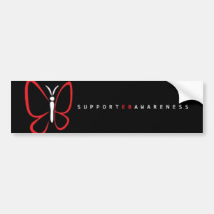 EB awareness black bumper sticker