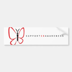 eb awareness white bumper sticker