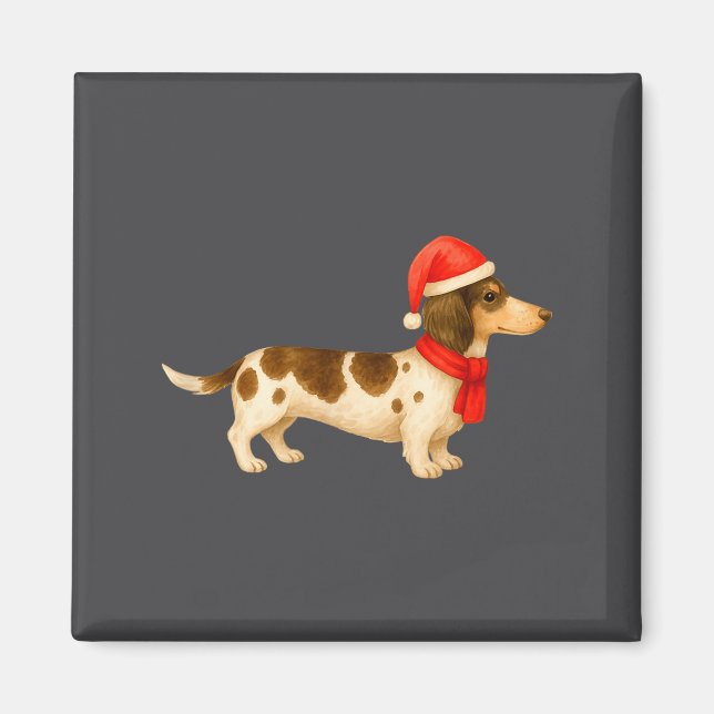 Ebald Christmas Dachshund E Funny Doxie Dog Mom  Magnet (Front)