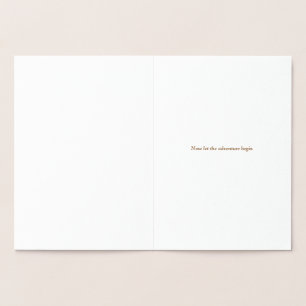 Eban Adinkra wedding Foil greeting Card