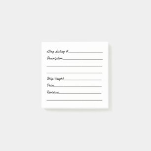 eBay Listing Inventory Tags Box/Bag Marking Labels Post-it Notes