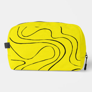 Ebb and Flow 2 in Black and Yellow Dopp Kit