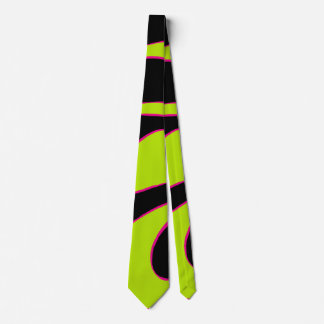 Ebb and Flow 2 in Lime Green, Hot Pink & Black Tie
