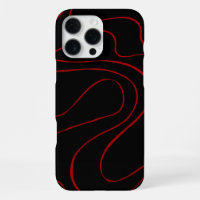 Ebb and Flow 2 in Red and Black