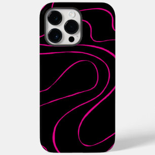Ebb and Flow 2 - Magenta and Black Case-Mate iPhone 14 Pro Max Case
