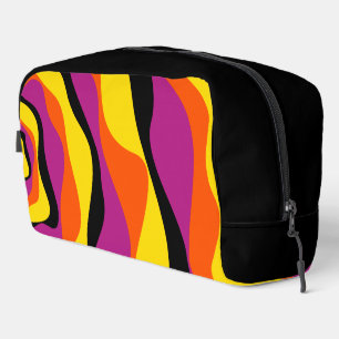 Ebb and Flow 4 - Black, Pink, Orange and Yellow Dopp Kit
