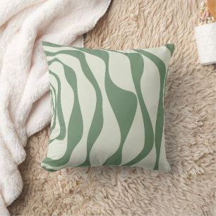 Ebb and Flow 4 in Green Cushion