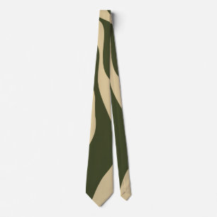Ebb and Flow 4 in Khaki and Green Tie
