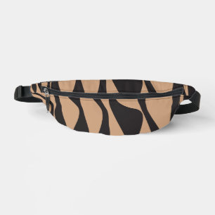 Ebb and Flow 4 in Tan and Black Bum Bags