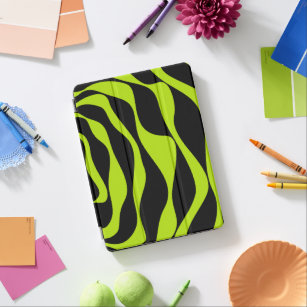 Ebb and Flow 4 - Lime Green iPad Air Cover