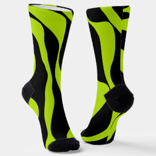 Ebb and Flow 4 - Lime Green Socks