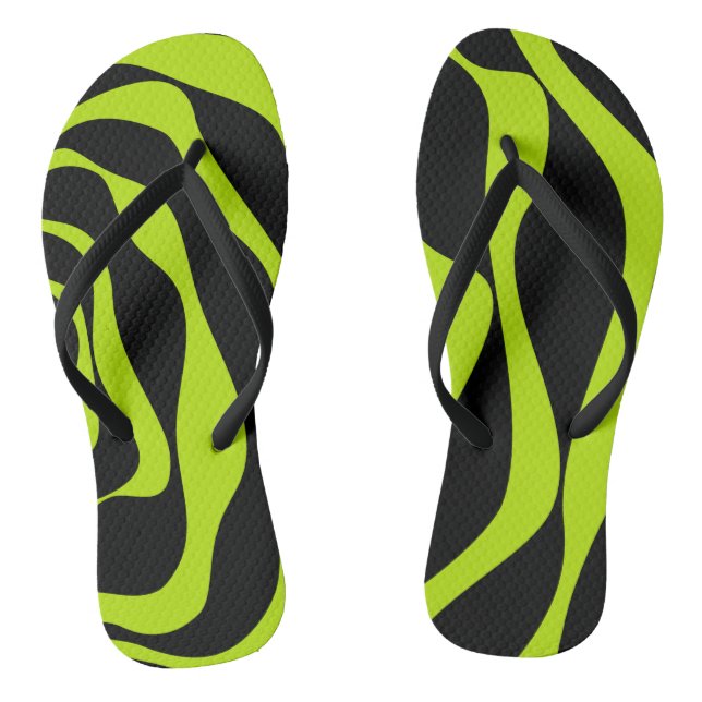 Ebb and Flow 4 - Lime Green Thongs (Footbed)