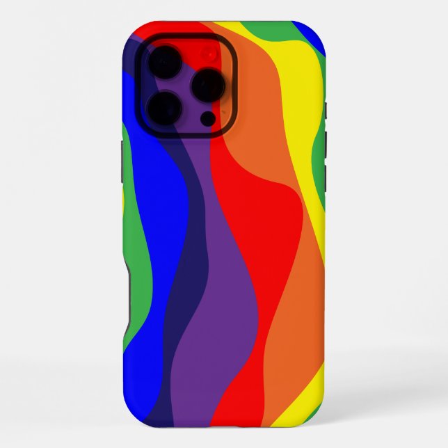 Ebb and Flow 4 Rainbow iPhone Case (Back)