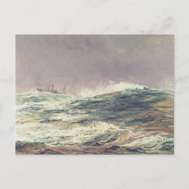 Ebb Tide, Long Reach, 1881 Postcard (Front)
