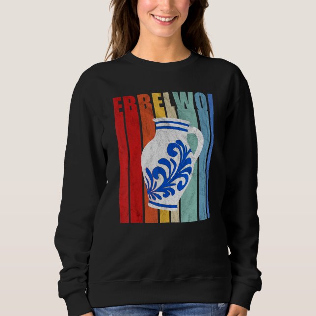 Ebbelwoi Retro Cider Frankfurt Am Main Bembel Sweatshirt (Front)