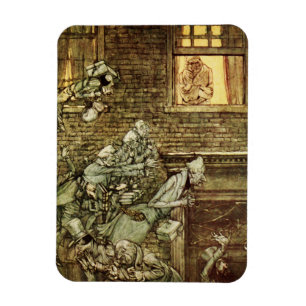 Ebenezer Scrooge Dickens Christmas Carol Vintage Magnet