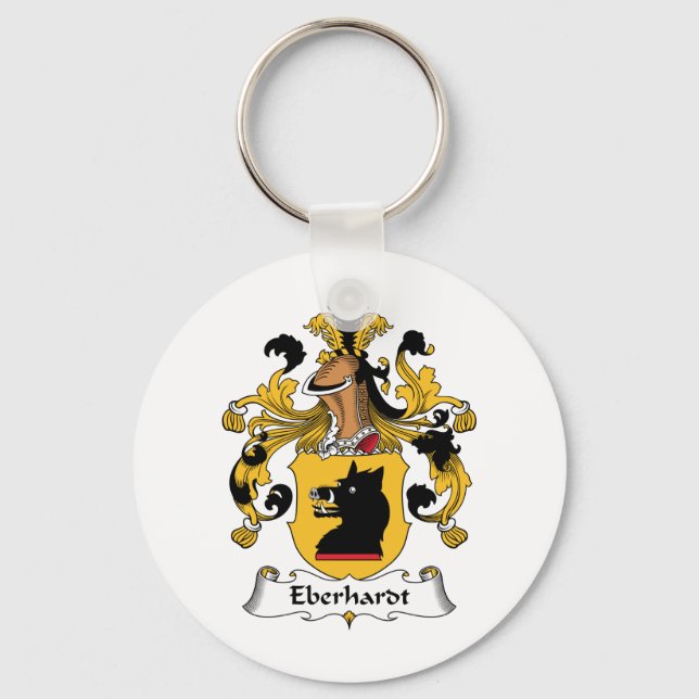 Eberhardt Family Crest Key Ring (Front)