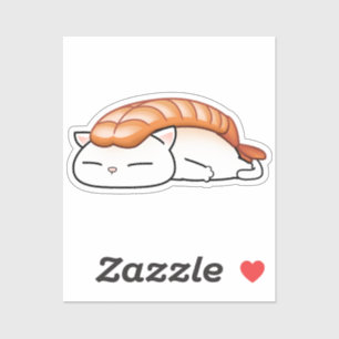 Ebi Shrimp Sushi Cat