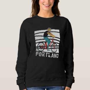 Ebike Cycling Scooters Portland Ebike Cyclist Sweatshirt