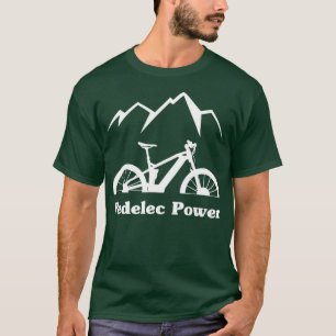 EBike Pedelec Power Bicycle Battery Mountain T-Shirt