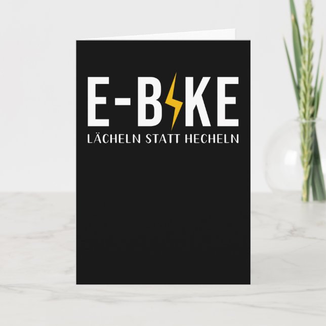 EBike Saying Card (Front)