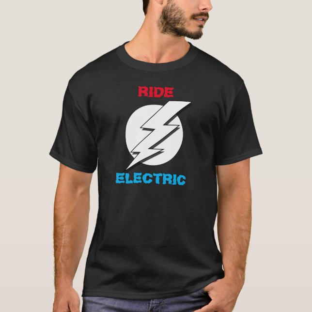 Ebike Tshirt Electric Bike Shirt (Front)
