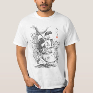 Ebisu - God of Fishing & Commerce (ink painting) T-Shirt