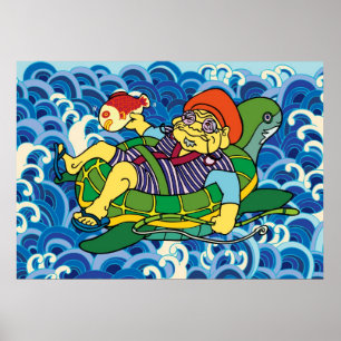 Ebisu in summer poster