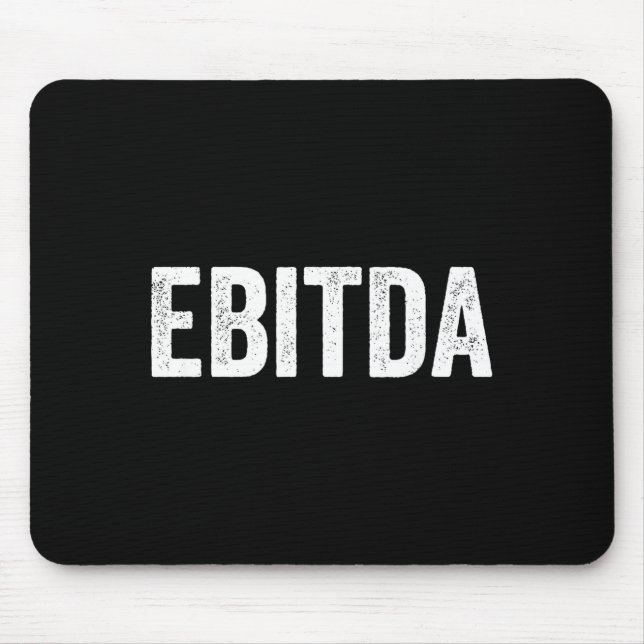 Ebitda bookkeeper accountant  mouse pad (Front)