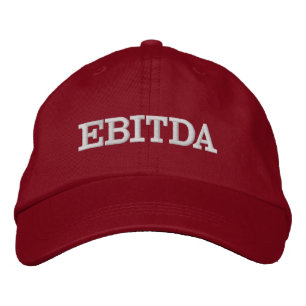 EBITDA Funny Finance Definition Embroidered Hat