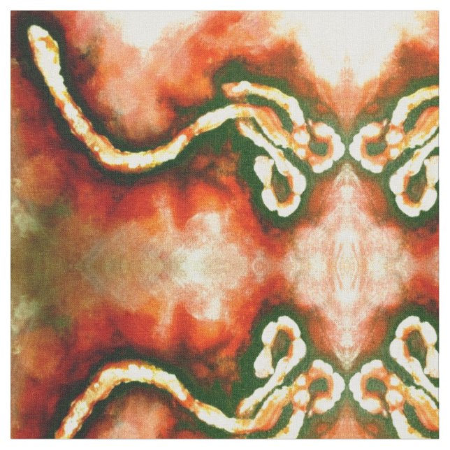 Ebola Zaire Virus Fabric (Close Up)